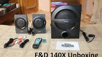F&D A140X 2.1 Speakers Unboxing & Review