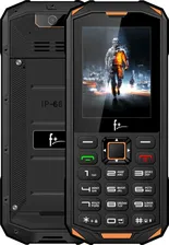 Сотовый телефон F+ R240 черно-оранжевый