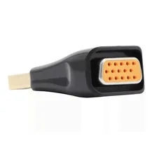 Переходник vcom DisplayPort (M) -> VGA (F), CA333
