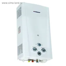 Водонагреватель газовый EDISSON F 20 D, проточный, электронный розжиг горелки, 20 кВт