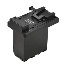 Andoer V-Lock V Mount Battery Plate to NP-F Dummy Battery Adapter Встроенный чип декодирования встроенной батареи Замена для Sony PXW-Z150/ HXR-MC2500/ MC1500C/ NX3/ NX5R/ NX5C/ NX100/ NX200/ HDR-AX20